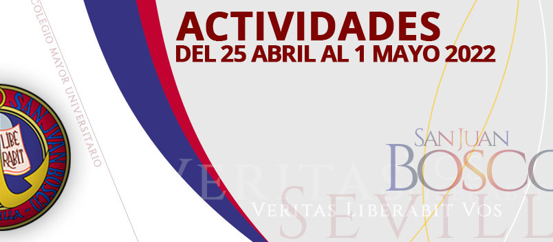 Actividades del 25 de abril al 1 de mayo 2022