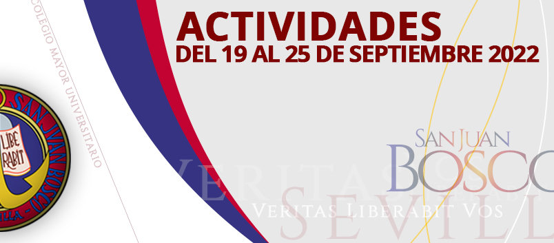 Actividades del 19 al 25 de septiembre 2022