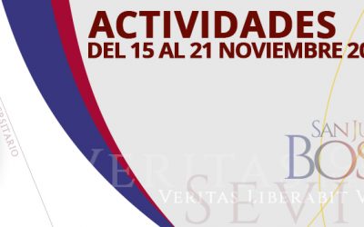 Actividades del 15 al 21 de noviembre 2021