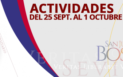Actividades del 25 de septiembre al 1 de octubre 2023