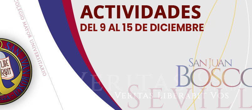 ACTIVIDADES DEL 9 AL 15 DE DICIEMBRE