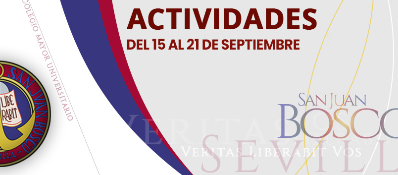 Actividades del 15 al 21 de septiembre