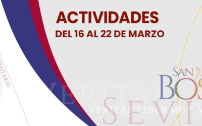 Actividades del 16 al 22 de marzo