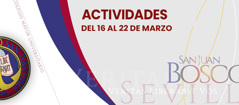 Actividades del 16 al 22 de marzo